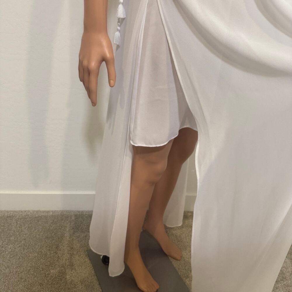 Show me Your Mumu medium adjustable halter tie sheer dress SW 3123 - Picture 11 of 11